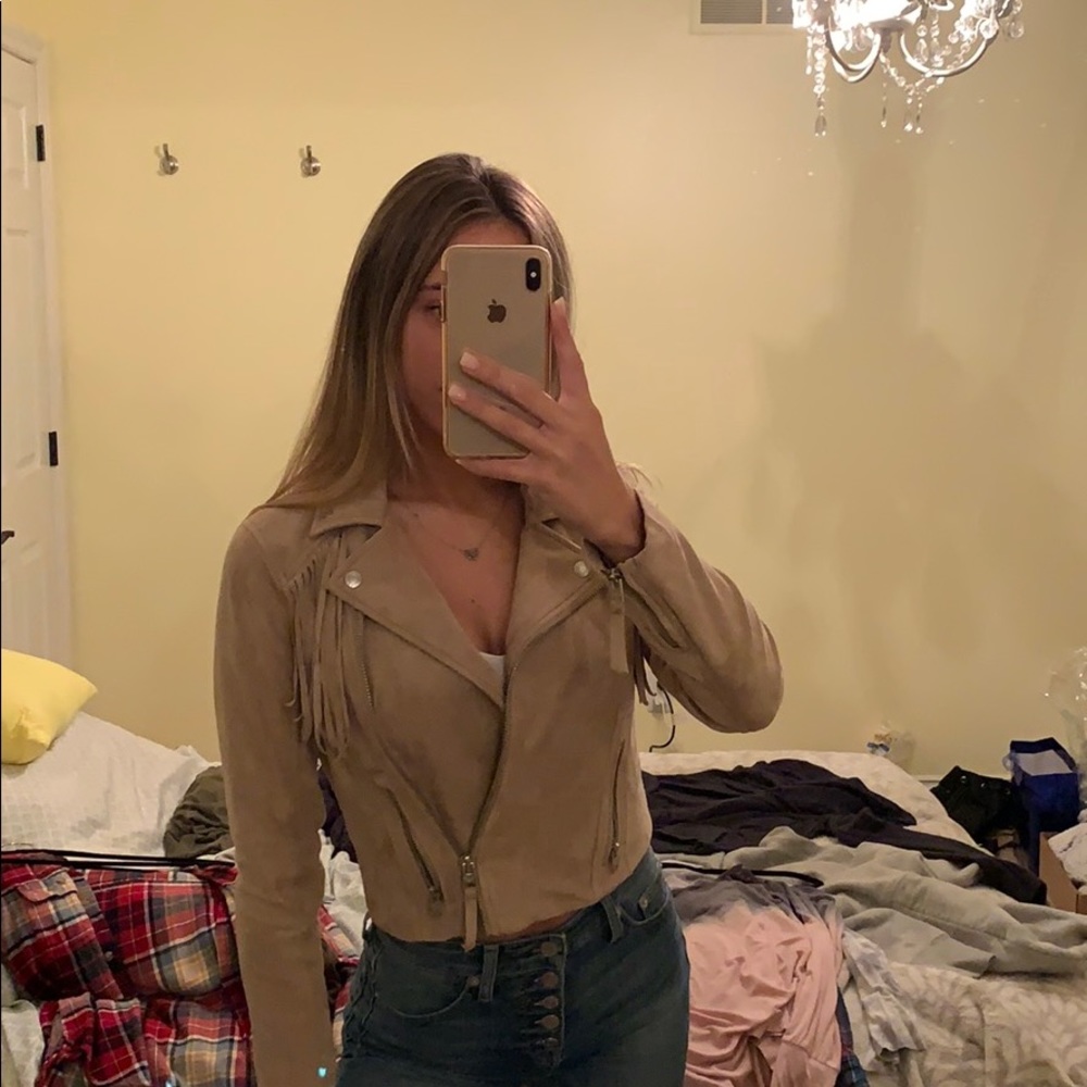 spring suede jacket